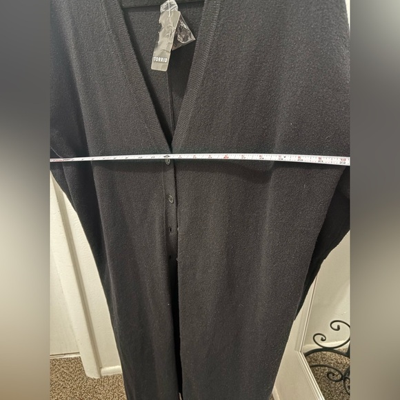 Torrid Black Cape Jacket Open Front - Picture 6 of 6